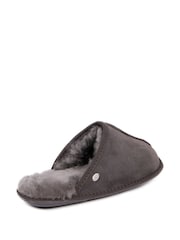 Серый - мужские тапочки Just Sheepskin Donmar - Изображение 4 из 5
