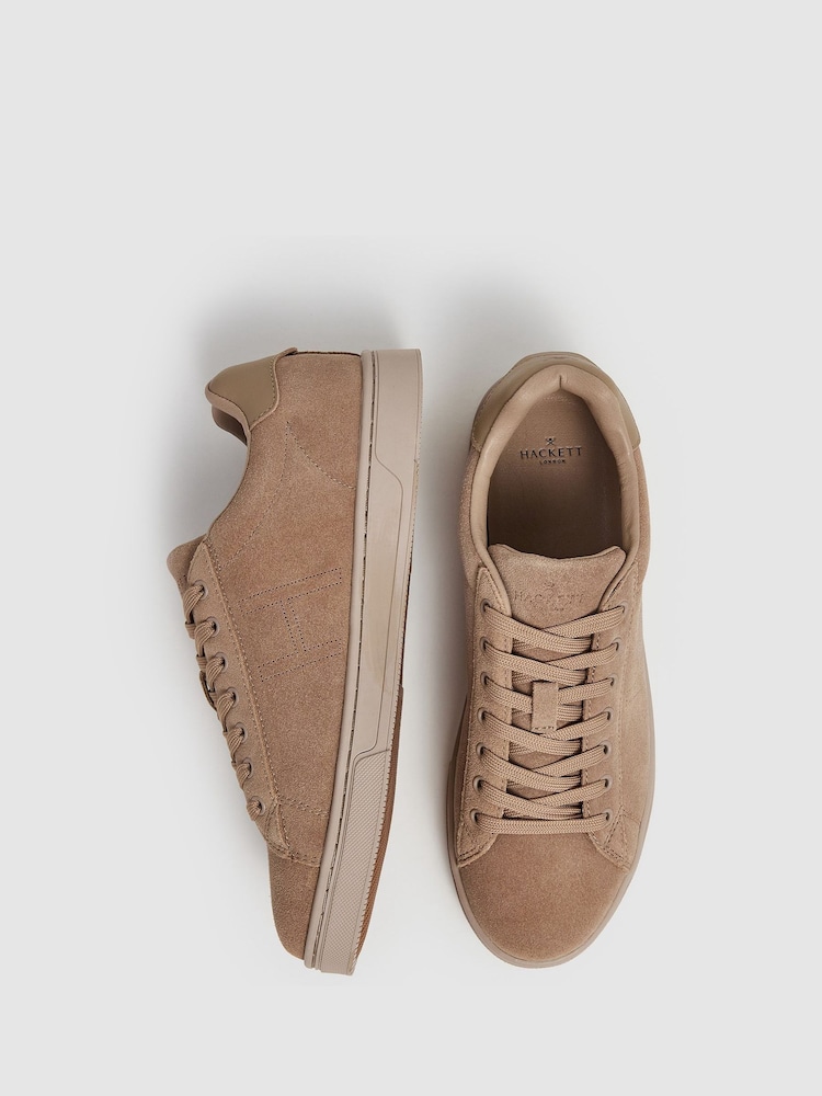Hackett London Men Sportive Brown Sneakers - Image 3 of 3