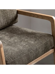 Gallery Home Moss Green Stanley Leather Armchair - Image 3 of 8