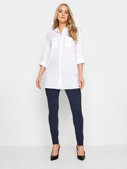 Long Tall Sally Blue Bi-Stretch Skinny Trousers - Image 1 of 4
