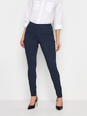 Long Tall Sally Blue Bi-Stretch Skinny Trousers - Image 2 of 4