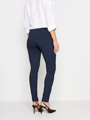 Long Tall Sally Blue Bi-Stretch Skinny Trousers - Image 3 of 4