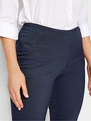 Long Tall Sally Blue Bi-Stretch Skinny Trousers - Image 4 of 4