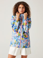 Regatta Blue Floral Womens Bayletta II Waterproof Jacket - Image 1 of 7