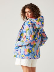 Regatta Blue Floral Womens Bayletta II Waterproof Jacket - Image 2 of 7