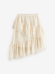 Ecru White Lace Tiered Skirt (3-16yrs) - Image 5 of 8