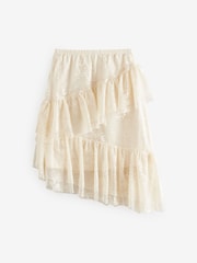 Ecru White Lace Tiered Skirt (3-16yrs) - Image 6 of 8