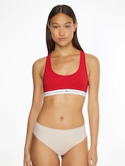Tommy Hilfiger Red Iconic Unlined Bralette - Image 4 of 6