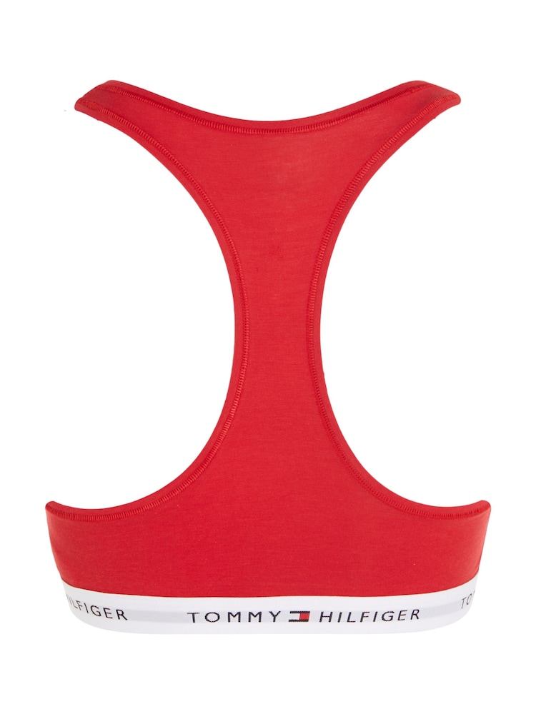 Tommy Hilfiger Red Iconic Unlined Bralette - Image 6 of 6