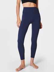 Marineblau/blau - Sweaty Betty Superweiche, gerippte 7/8-Yoga-Leggings - Bild 1 von 9