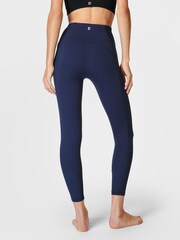 Marineblau/blau - Sweaty Betty Superweiche, gerippte 7/8-Yoga-Leggings - Bild 2 von 9