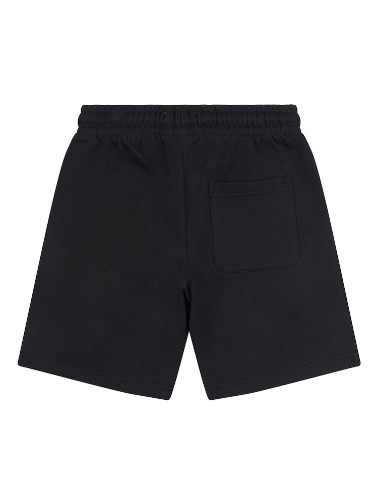 Jack Wills Black Boys Loopback 100% Cotton Shorts - Image 6 of 7