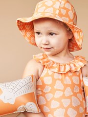 KIDLY Orange Floppy Swim Hat - Image 6 of 6