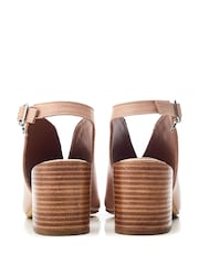 Nude - Moda in Pelle Lonnia Block Tocuri Chrissi Upper Sandale - Imaginea 3 din 4