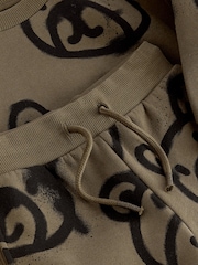 Khaki Green Spray Bears All-Over Print Character Sweatshirt and Joggers Set (3mths-7yrs) - Image 7 of 7
