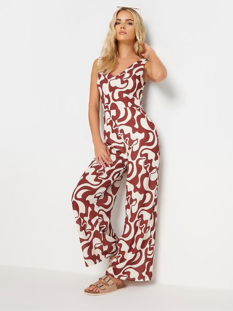 PixieGirl Petite Swirl Wide Leg Jumpsuit - Imagen 1 de 5