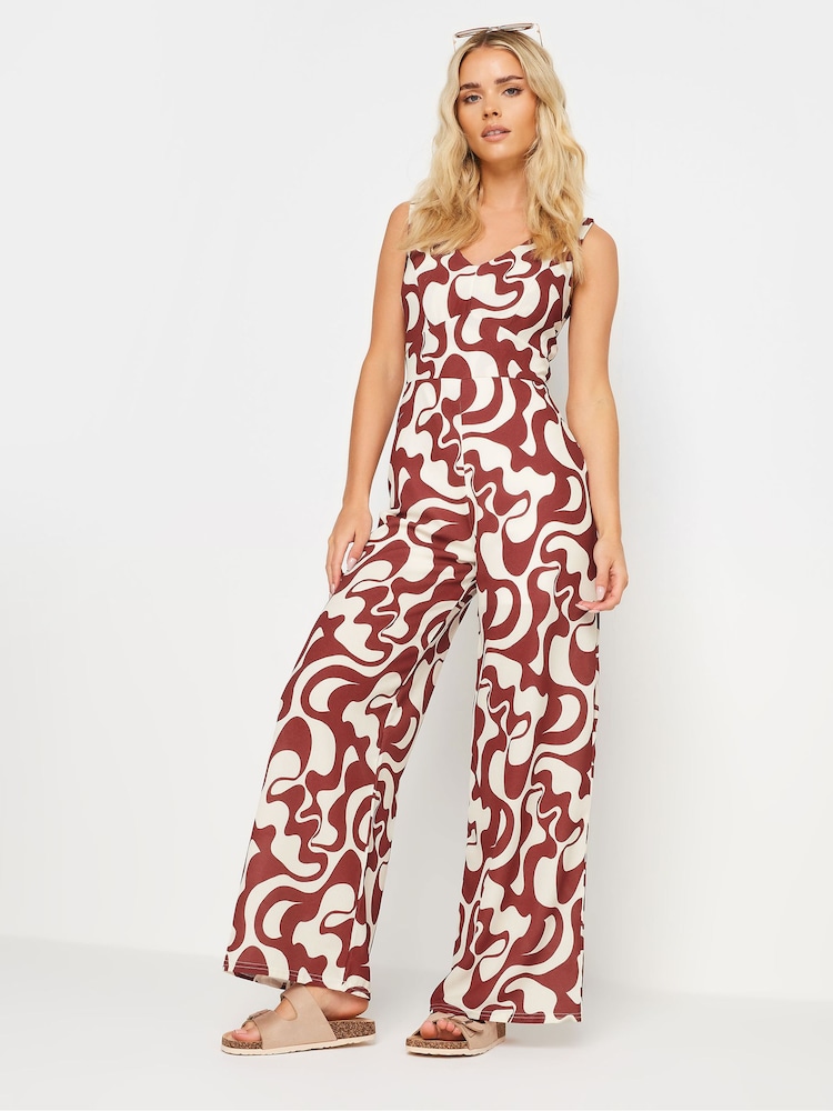 PixieGirl Petite Swirl Wide Leg Jumpsuit - Imagen 2 de 5
