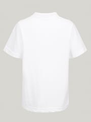 Trutex Unisex White 3 Pack Short Sleeve School Polo Shirts - Image 8 of 8