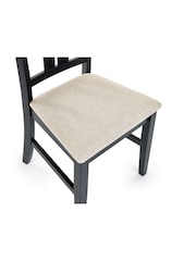 Julian Bowen Black Hilton Dining Chairs Set Of 2 - Image 5 of 6