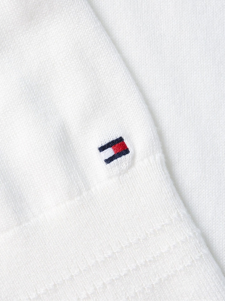 Blanco - Tommy Hilfiger Jersey Stitch T-Shirt - Imagen 8 de 8