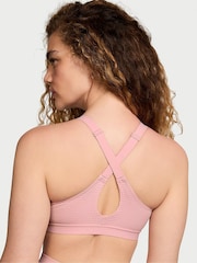 Victoria's Secret Chalk Rose Pink Lightweight Mesh Medium Support Sports Bra - Image 2 of 3