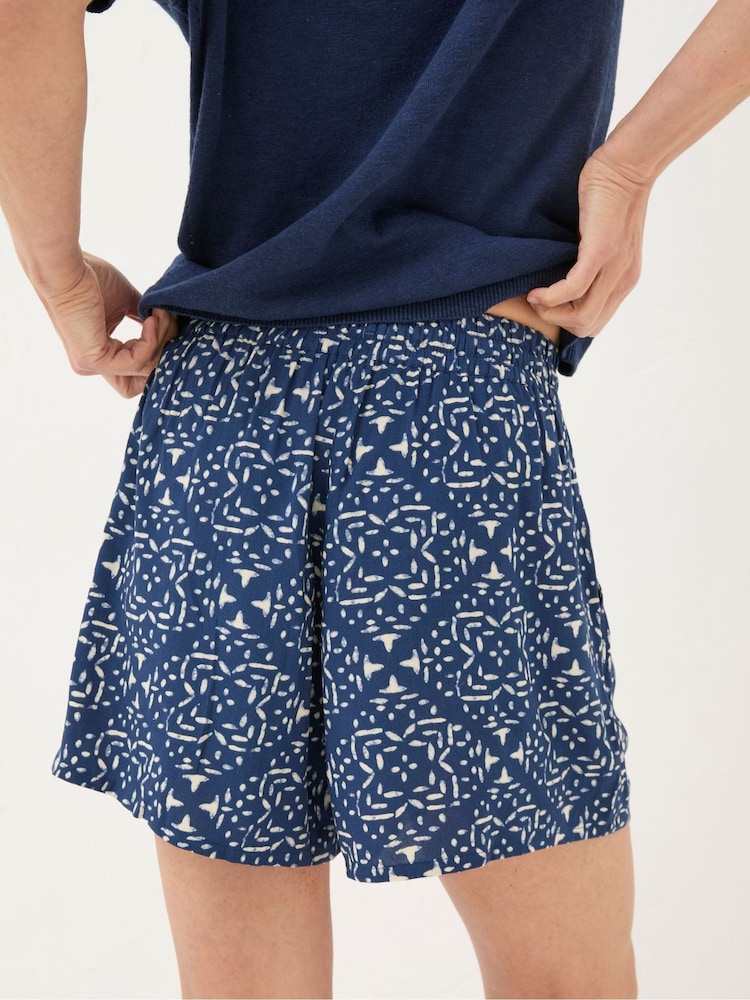 FatFace Flippy Blue Geo Marks Shorts - Image 2 of 5