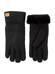 Just Sheepskin Black Ladies Charlotte Gloves - Image 3 of 4