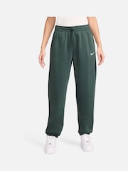 Nike Dark Green Phoenix Fleece HighWaisted Oversized Joggers - Image 1 of 3