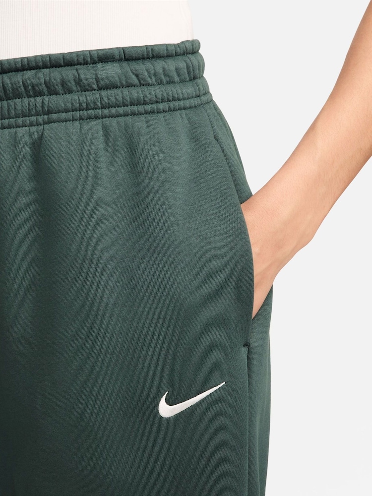 Nike Dark Green Phoenix Fleece HighWaisted Oversized Joggers - Image 3 of 3
