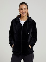Mountain Warehouse Black Womens Snaggle Hooded Fleece - Image 1 of 6
