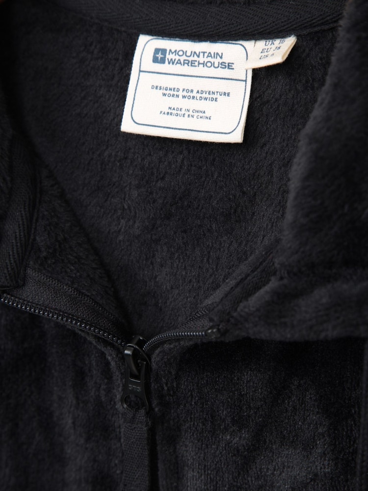 Mountain Warehouse Black Womens Snaggle Hooded Fleece - Image 6 of 6