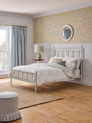 Laura Ashley Green Warnham Metal Bed - Image 1 of 4