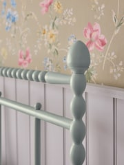 Laura Ashley Green Warnham Metal Bed - Image 3 of 4