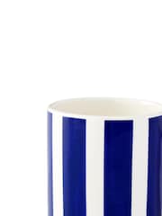 Spode Set of 4 Blue Steccato Bold Stripe Mugs - Image 3 of 5