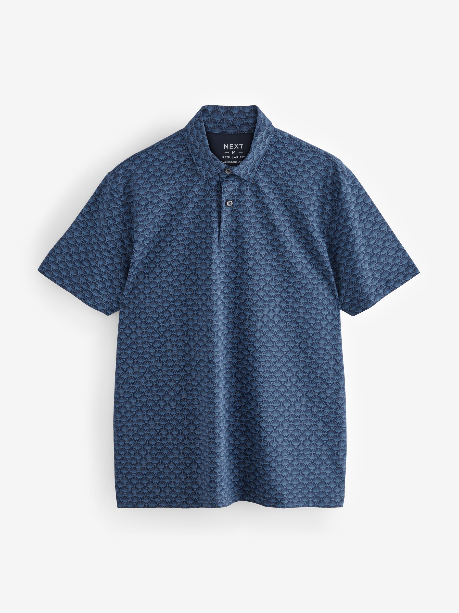 Buy Green/Blue/Red Pattern Regular Fit Short Sleeve Jersey Polo Shirts 3  Pack from Next Slovenia