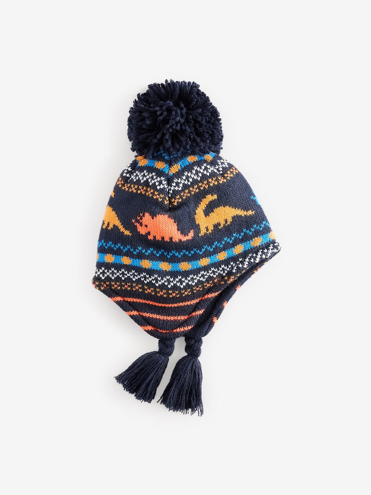 Dinosaur Inca Hat (3mths-10yrs) - Image 1 of 3 Dinosaur Inca Hat (3mths-10yrs) - Image 1 of 3