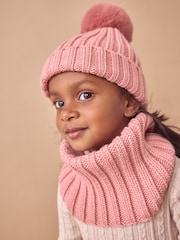 Rose - Snood en maille côtelée (1-16 ans) - Image 1 of 6