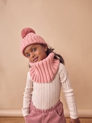 Rose - Snood en maille côtelée (1-16 ans) - Image 2 of 6
