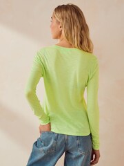 American Vintage Green Jacksonville Long Sleeve T-Shirt - Image 2 of 4
