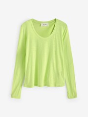 American Vintage Green Jacksonville Long Sleeve T-Shirt - Image 4 of 4