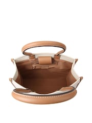 Crema - Carvela Cream Sorrento Chuck In 100% Cotton Tote Bag - Imagen 3 de 5
