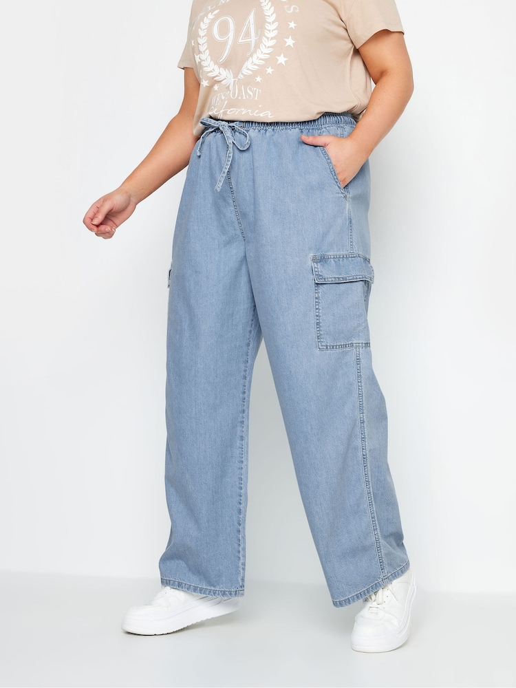 Yours Curve Wide Leg Cargo Jeans - Bild 1 von 5