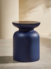 MADE.COM Dark Blue Claydon Side Table - Image 2 of 3