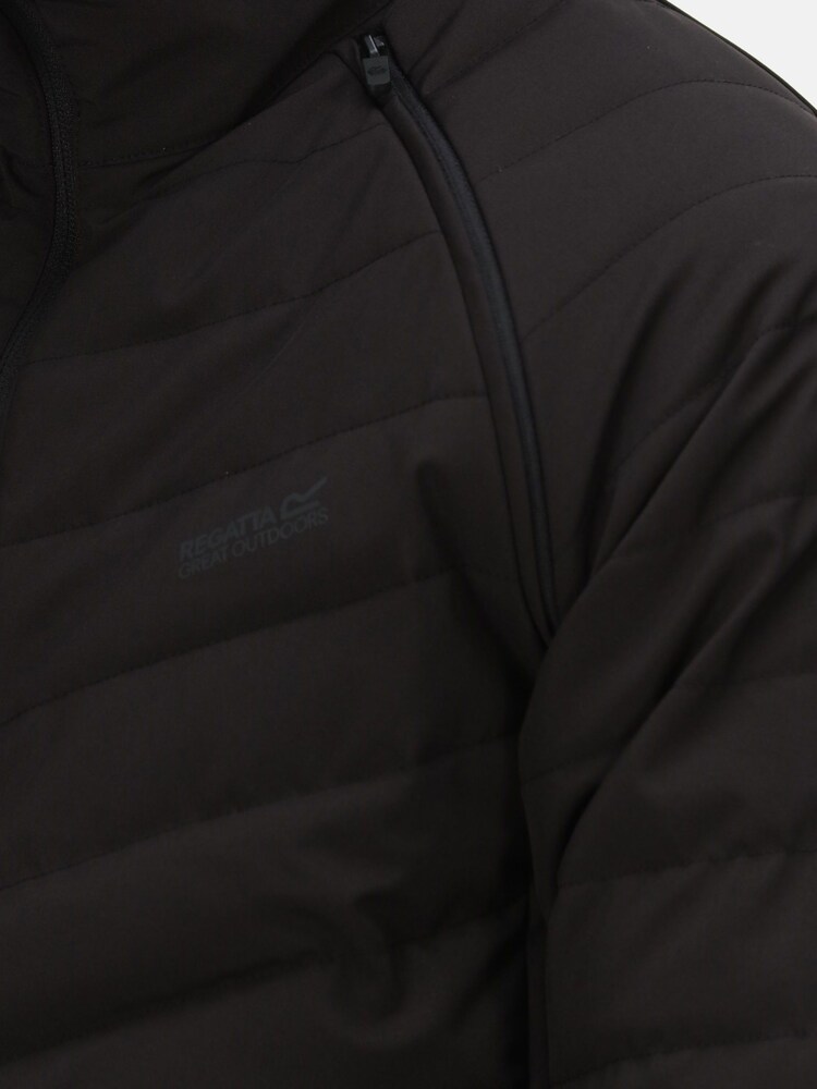 Regatta Bennick Padded Gilet 2-in-1 Black Jacket - Image 8 of 8 Regatta Bennick Padded Gilet 2-in-1 Black Jacket - Image 8 of 8
