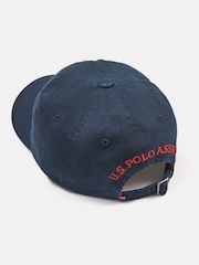 Темно-синий - US Polo Assn. Мужская повседневная кепка 100% хлопка - Image 3 of 4