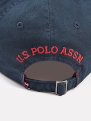 Темно-синий - US Polo Assn. Мужская повседневная кепка 100% хлопка - Image 4 of 4