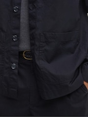 Barbour® Black Button Through 100% Cotton Overshirt - Image 5 of 6
