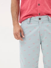 FatFace Cove Blue Lobster Print Shorts - Image 3 of 4