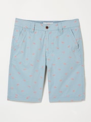 FatFace Cove Blue Lobster Print Shorts - Image 4 of 4