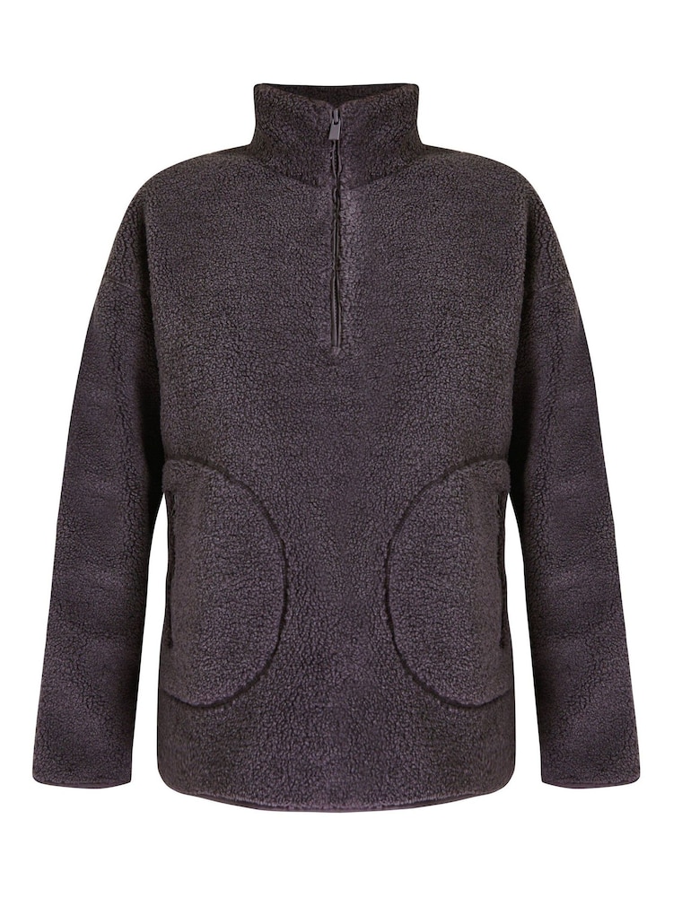 Sweaty Betty Plush teksturirana polplesna jopa z zadrgo - Slika 6 iz 6